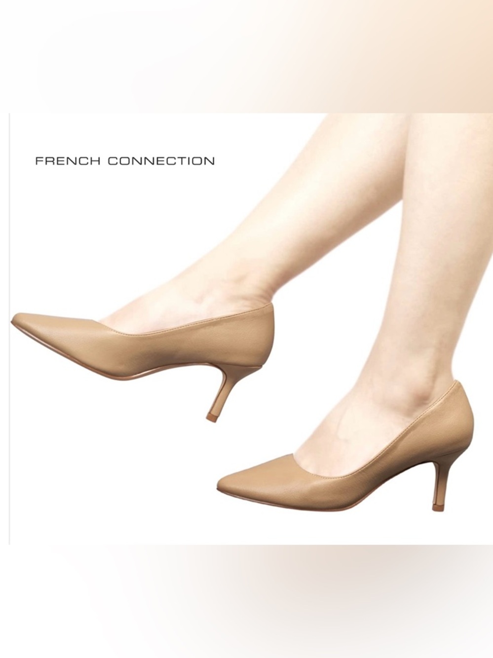 French Connection “Kate” Nude Colored Pumps - Size 6 - NWT